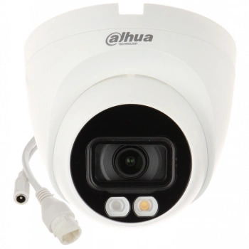 DAHUA  IPC-HDW2449T-S-IL, 4Mpix, Full Color, 2,8mm Lens, H265+, 30Mt Gece Görüşü, IP67, Dahili Mikrofon, PoE Dome IP Kamera