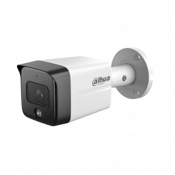 DAHUA IPC-HFW1431TC1-SA, 4Mpix, 3,6mm Lens,  SD Kart, Starlight, H265+, Dahili Mikrofon, 30Mt Gece Görüşü, IP67, PoE Bullet IP Kamera