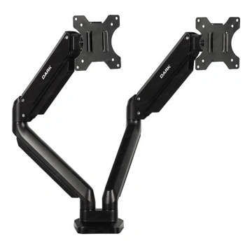 DARK 17/32 DK-AC-VM200 Hareketli Siyah 2 kollu dikey Monitör Askı Aparatı