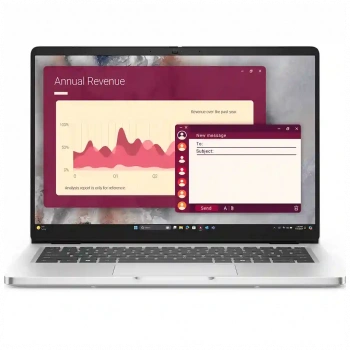 DELL Pro 14 PC14250-BTO107-U Ultra 7-255U, 14" FHD, 16Gb Ram, 512Gb SSD, Paylaşımlı Ekran Kartı, Free Dos Notebook (210290343)