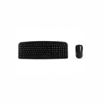 EVEREST UN-795, Siyah, Multimedya Türkçe Q, USB Kablolu, Klavye Mouse Set