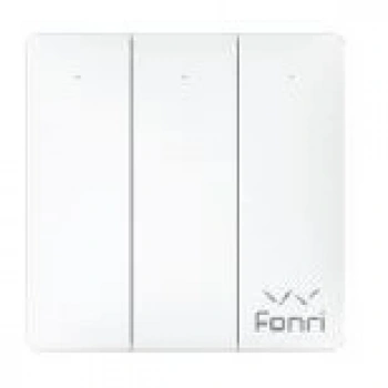 Fonri Wf3-El3-0203-03 Wıfı Kablosuz Akıllı Dokunmatik Üçlü Duvar Anahtarı
