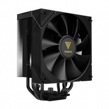 GAMDIAS BOREAS E2-410, Black Edition, 120mm, CPU Kule Tipi Hava Soğutma, Doğrudan Temas Teknolojisine Sahip 4 adet Gelişmiş Bakır Isı Borusu (AMD AM4-AM5 ve INTEL Tüm işlemciler ile uyumlu)