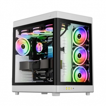 GAMDIAS NESO P1, 850W, 80+Bronze, Tempered Glass, Type-C, ATX, White Edition, Akvaryum Tipi, GAMING KASA