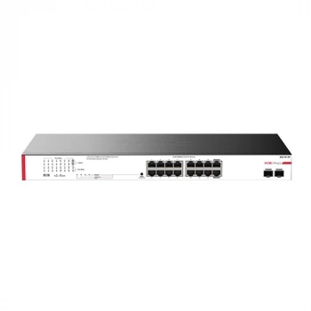 H3C 16port MAGIC 9801A5C3 BS218F-HP GIGABIT 2-SFP 225W Full PoE Yonetilemez Rack Mount Swıtch