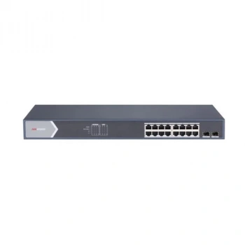 HIKVISION 16port 250w FULL PoE DS-3E1518P-SI GIGABIT 2X SFP Akıllı Yönetilebilir Switch Rack Mount