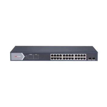 HIKVISION 24port 370w FULL PoE DS-3E1526P-SI GIGABIT 2X SFP Akıllı Yönetilebilir Switch Rack Mount