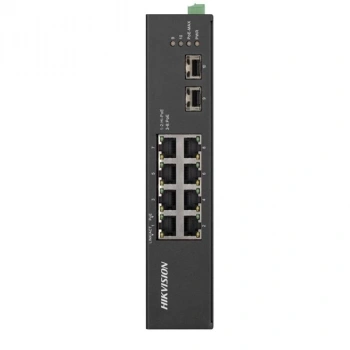 HIKVISION 8port DS-3T0510HP-E/HS GIGABIT 2-SFP YÖNETİLEMEZ 120W POE SWITCH