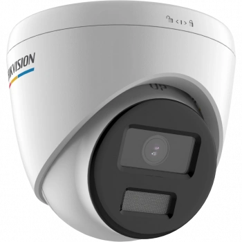 HIKVISION DS-2CD1343G2-LIUF 4Mpix, 2,8mm Lens, H265+, 30Mt Gece Görüşü, Hybrid Light, PoE, Mikrofonlu Dome IP Kamera