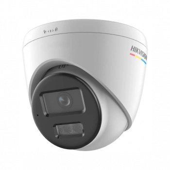 HIKVISION DS-2CD1347G2H-LIUF, 4Mpix, 2,8mm Lens, H265+, 30Mt Gece Görüşü, Dahili Mikrofon, Color Vu Lite, Full Time Color, Dome IP Kamera