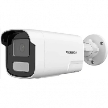 HIKVISION DS-2CD1T23G2-LIUF/SL 2Mpix, 4mm Lens,  H265+,50Mt Gece Görüşü, Hybrid Light, SD Kart,Dahili Mikrofon, PoE, Bullet IP Kamera