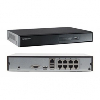 HIKVISION DS-7108NI-Q1/8P/M, 8Kanal PoE, 4Mpix, H265+, 1 HDD Desteği, 1520P Kayıt, 60Mbps Bant Genişliği, Metal Kasa, NVR