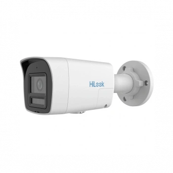 HILOOK IPC-B129HA-LUF, 2Mpix, 2,8mm Lens, H265+, Dual Light, 30Mt Gece Görüşü, Dahili Mikrofon, IP67, PoE, Bullet, IP Kamera