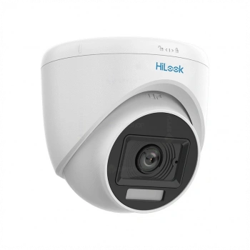 HILOOK THC-T129-LPS, 2Mpix, 2.8mm Lens, 20Mt Gece Görüşü, Color Vu, Dahili Mikrofon, Dome Kamera