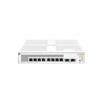 HP Aruba Instant On, JL681A, 1930-8G, 8Port, GigaBit, PoE 124W, 2 Port Gigabit SFP, Yönetilebilir, Rack Mount Switch
