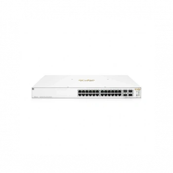 HP Aruba Instant On, JL684B, 1930-24G, 24Port, GigaBit, PoE 370W, 4 Port Gigabit SFP, Yönetilebilir, Rack Mount Switch