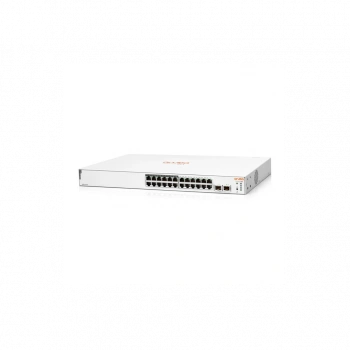 HP Aruba Instant On, JL813A, 1830-24G, 24Port, GigaBit, 12 Port PoE 195W, 2 Port Gigabit SFP, Yönetilebilir, Rack Mount Switch