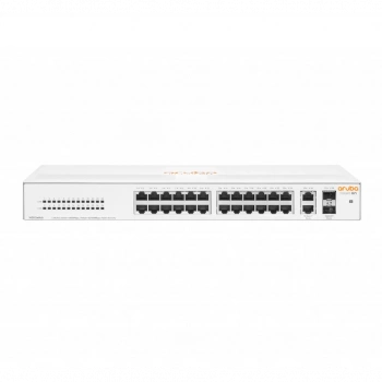 HP Aruba Instant On, R8R50A, 1430-24G, 24Port, GigaBit, 2 Port GigaBit SFP, Yönetilemez,Masaüstü Switch