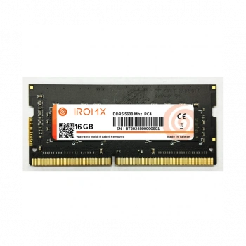 IROMX 1X, 16Gb, 5600Mhz, DDR5, Sodimm Notebook RAM, 1,1V, CL46