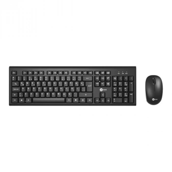 LENOVO LECOO KW200 Kablosuz Q Trk Optic Mouse Siyah Standart Klavye - Mouse Set