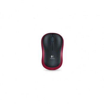 LOGITECH 910-002237, M185 Kırmızı, USB Nano 2,4G Kablosuz, 1000dpi, Optik, 3 Tuşlu, 12ay Pil Ömrü, Mouse