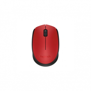 LOGITECH 910-004641, M171 Kırmızı, USB Nano 2,4G Kablosuz, 1000dpi, Optik, 3 Tuşlu, 12ay Pil Ömrü, Mouse