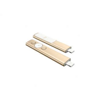 LOGITECH 910-004862, Spotlight Wireless Presenter, Sunum Cihazı (Gold)