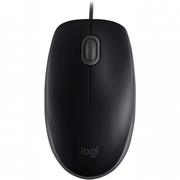 LOGITECH 910-005508, B110 Siyah, USB Kablolu, 1000dpi, Optik, 3 Tuşlu, Mouse