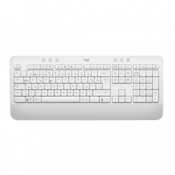 LOGITECH SIGNATURE K650, 920-010973, Beyaz, Bluetooth, Türkçe Q, Multimedya, Sıvı Temasına Dayanıklı, Klavye