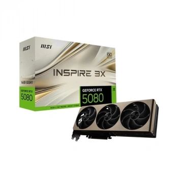 MSI 16GB RTX5080 INSPIRE 3X OC GDDR7 256bit HDMI-DP PCIE 5.0