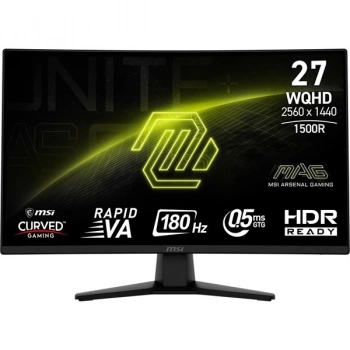 MSI 27 RAPID VA MAG 274CQF 0.5MS 180HZ HDMI-DP KAVISLI GAMING MONİTÖR 2560X1440