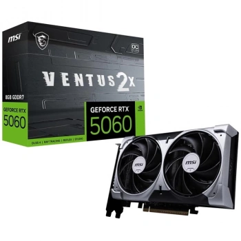 MSI 8GB RTX5060 VENTUS 2X OC GDDR7 128bit HDMI DP PCIe 5.0