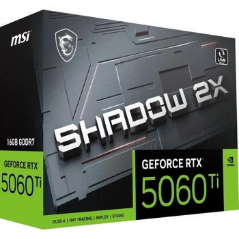 MSI RTX5060TI 16GB SHADOW 2X OC PLUS 128BİT GDDR7 HDMI DP PCIe 5.0