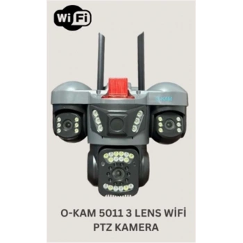 OKam O-Kam 5011 3 Lens Wifi PTZ Kamera