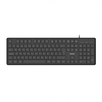 PHILIPS SPK6248B, USB Kablolu, Türkçe Q, Multimedya Klavye (Siyah)