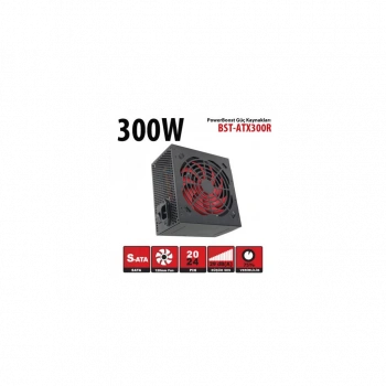 PowerBoost BST-ATX300R 300W, Sata, 12cm Fan,  BOX PSU