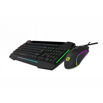 QUANTUM DualStrike Kablolu USB Q Trk RGB Gamıng Klavye -  Mouse Set