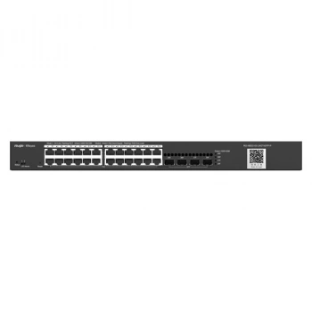 RUIJIE 24port REYEE RG-NBS3100-24GT4SFP-P GIGABIT 4-SFP 370W YÖNETİLEBİLİR POE SWITCH