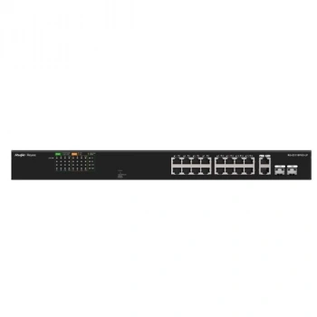 RUIJIE REYEE 16port RG-ES118FGS-LP 10/100 2-UPLINK 2-SFP 120W YÖNETİLEMEZ POE SWITCH
