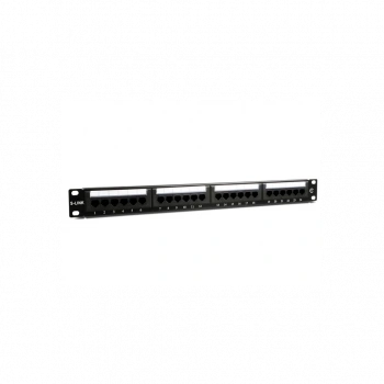 S-LINK SL-F624 Cat6 Patch Panel, 24-Port, UTP, 1U