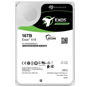 SEAGATE 3.5 16TB EXOS ST16000NM000J 7200 RPM 256MB SATA-3 NAS ve Güvenlik Diski