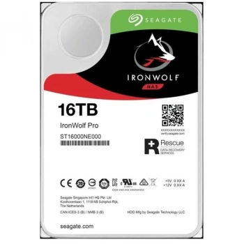 SEAGATE 3.5 16TB IRONWOLF PRO ST16000NT001 7200 RPM 256MB SATA-3 NAS Diski