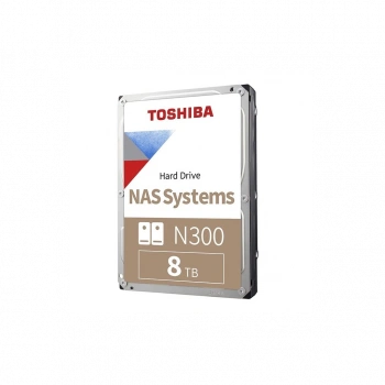 TOSHIBA N300, MN10ADA800S, 3.5", 8TB, 512Mb 7200 Rpm, SATA3, 7/24 NAS, SERVER, HDD
