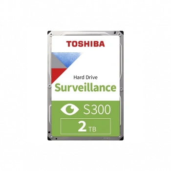 TOSHIBA S300, HDWT720UZSVA, 3.5", 2TB, 128Mb 5400 Rpm, 7/24 Güvenlik HDD