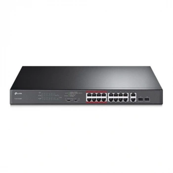 TP-LINK 16-PORT 192W FULL POE TL-SL1218MP 10/100 2-PORT GIGABIT 2X-SFP POE SWITCH
