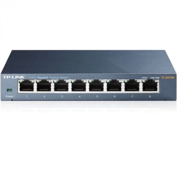 TP-LINK 8-PORT TL-SG108 GIGABIT YÖNETİLEMEZ SWITCH METAL KASA