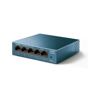 TP-LINK LS105G, Green Tech, 5 Port, GigaBit,  Metal Kasa, Yönetilemez, Masaüstü Switch