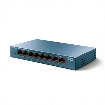 TP-LINK LS108G, Green Tech, 8 Port GigaBit, Yönetilemez, Masaüstü Switch
