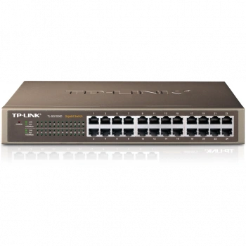 TP-LINK TL-SG1024D, 24 Port, GigaBit, Yönetilemez, Metal Kasa, Rackmount Switch