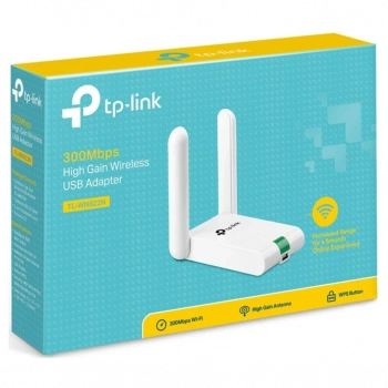 TP-LINK TL-WN822N, 300Mbps, 2.4Ghz, 2x3dBi Anten, USB2.0, WIRELESS ETHERNET